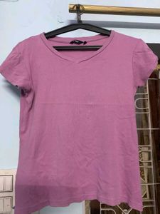 Zudio Lavender Regular T-shirt