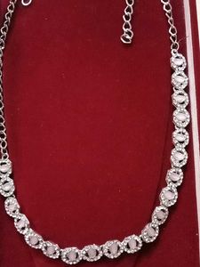 Diomond Necklace With Earrings