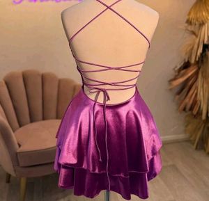 Short Satin Frock