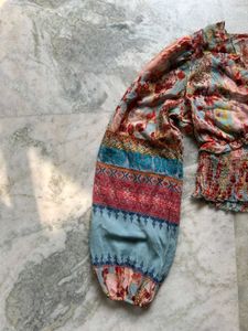 SLYCK Floral Print Top