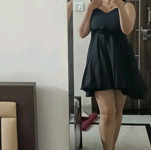 Black Fit &amp; Flare Dress