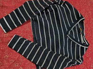 Striped Long Sleeve Top