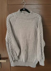 Cozy Knit Sweater  acrylic of peru wool