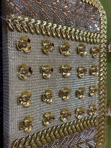 Double Use Shining Golden  Wedding Purse/clutch