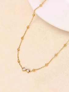 Gold Beaded Necklace