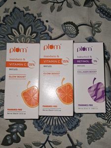Plum Vitamin C Serum & Retinol