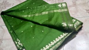 Green &amp; Gold Saree