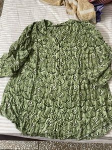 Westside Utsa Short Green Kurti