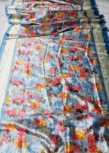 Soft Saree With Blouse Piece 1 Mtr