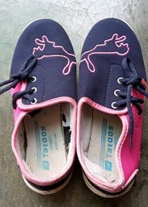 Tattoos Sports Women Shoes Pink And Blue Colour Uk