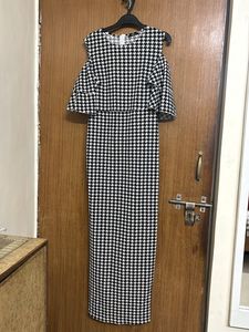 SHEIN Houndstooth Pattern Dress
