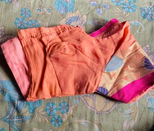 Cotton Designer Saree With Blouse