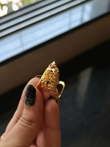 Traditional Golden Temple Ring