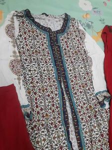 3 Piece Set With Inner,upper Shrug And Leggings