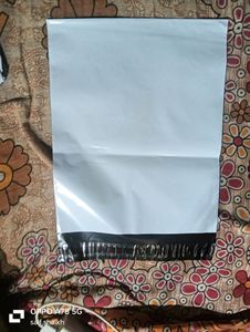 18 White &amp; Black Poly Mailer Shipping Bags