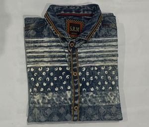 Boys Denim Shirt Size L Chest 38