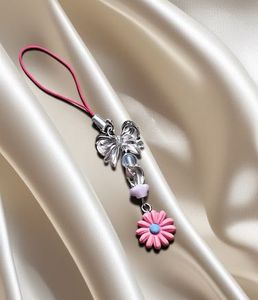 Cute Bow & Daisy Phone Charm