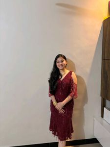 Elegant Sequin Fringe Dress