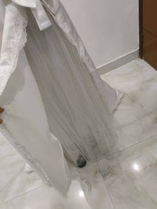 white gown