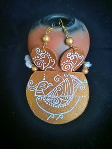 Hand-painted Peacock Set (Golden Colour)