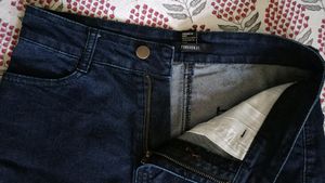 Slit Denim Long Skirt