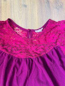 Maroon Top