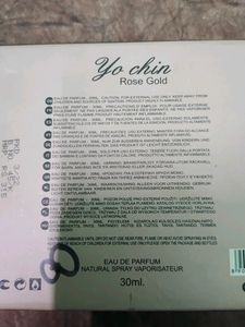 Perfume Rose Gold  In Bicycle Model Bottle