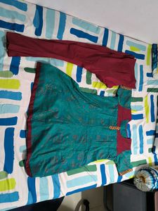 Green Kurta Set