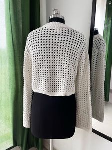 H&amp;M Crochet Knit Top