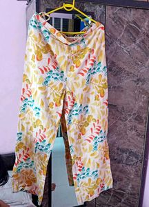 Totally New Pure Soft Cotton Hand Painted Coord Se