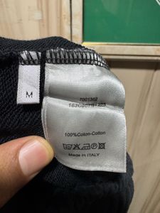 Dior Black Embroidered Front Logo Jogger