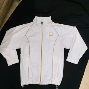 White Summer/ Basketball Type Jacket