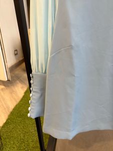 Chic Light Blue Blouse