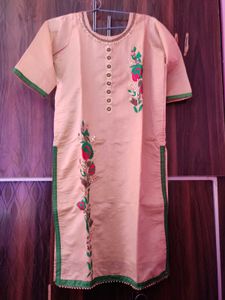 Embroidered Kurti Top