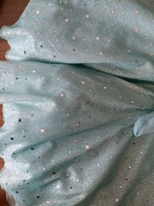 Shiny gorgeous blue party wear dress for girls of