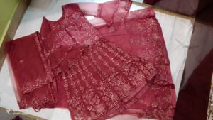 Maroon Embellished Lehenga Choli