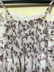 Floral Mini Dress with Shrug
