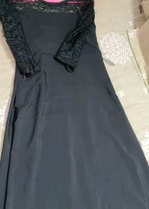 Elegant Black Lace Dress