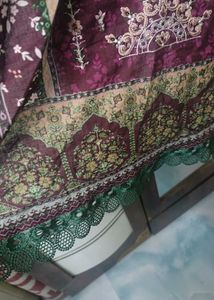 Embroidery kurti set with dupatta