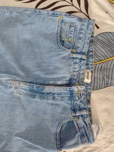 Wide Leg Denim Jeans