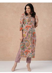 Floral Print Kurta Set