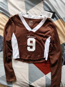 FYK Brown Crop Top