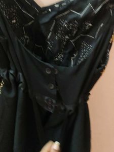 Black Embellished Top