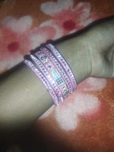 Pink Bangle Set