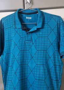 Blue Patterned Shirt