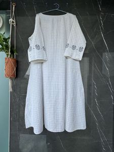 Elegant White Printed Kurta