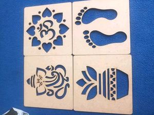 Wooden Rangoli Stencils