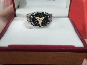 Silver Mercedes Ring