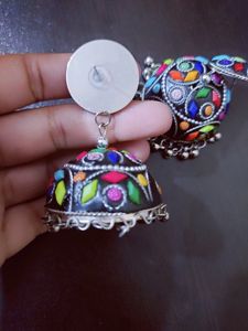 Multi Colour Jhumka