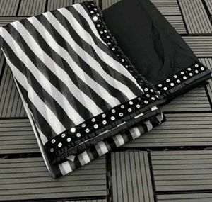 Black&White Stripped Saree